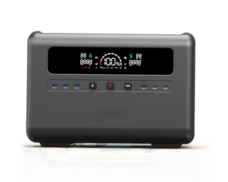 Foxtech Portable battery 2400w Solar Generator System Power Station Outdoor Camping Power Generator 2