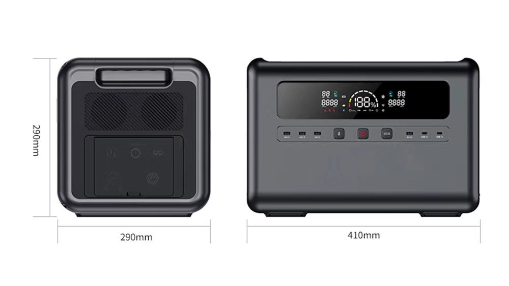 Foxtech Portable battery 2400w Solar Generator System Power Station Outdoor Camping Power Generator 3