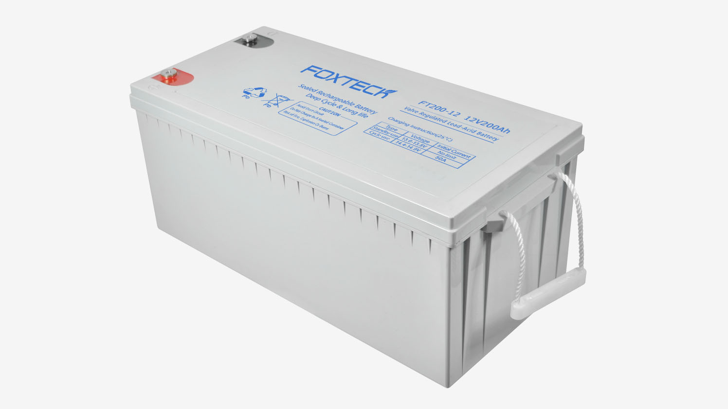 Foxtech 12V 100AH ​​150AH 200AH selyadong lead acid rechargeable solar storage battery 1