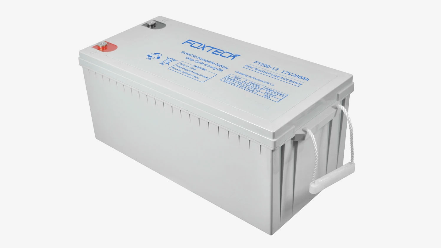 Foxtech 12V 100AH 150AH 200AH sealed lead acid rechargeable solar storage battery 1