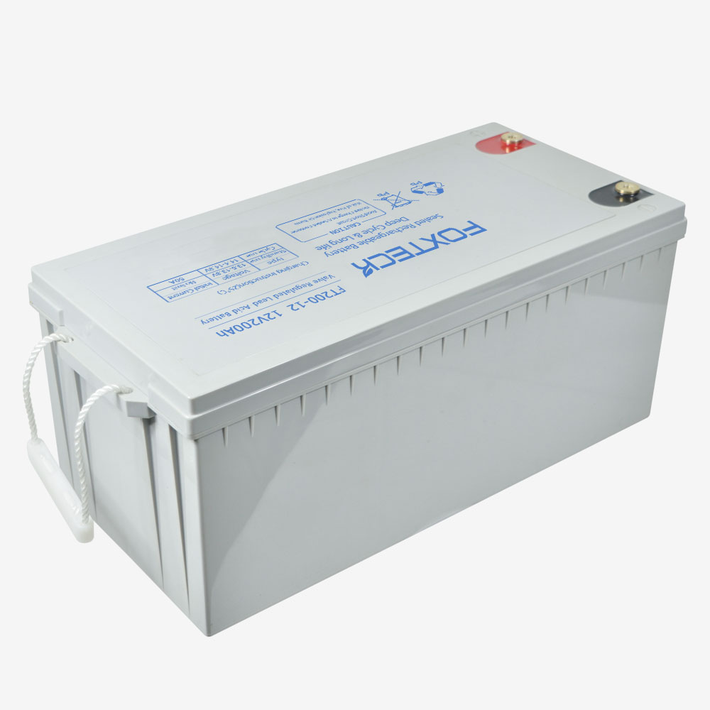 Foxtech 12V 100AH 150AH 200AH sealed lead acid rechargeable solar storage battery 4