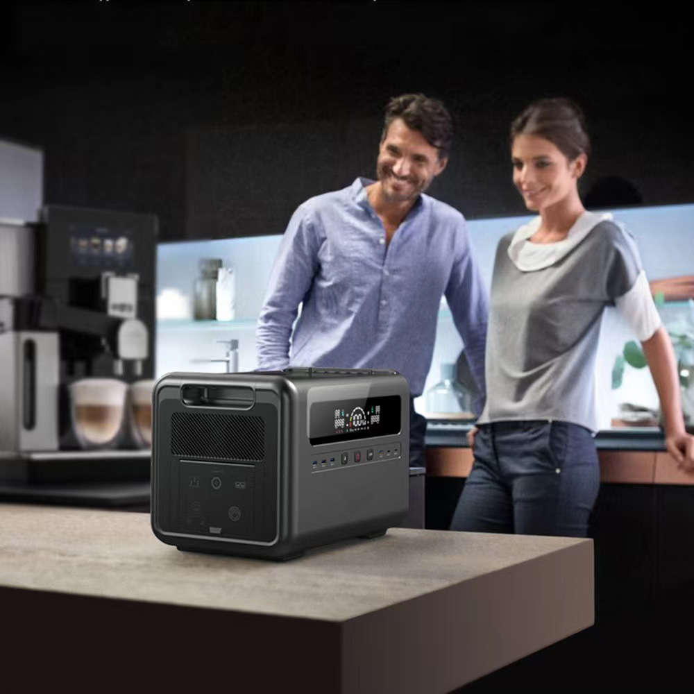 Foxtech Portable battery 2400w Solar Generator System Power Station Outdoor Camping Power Generator 8