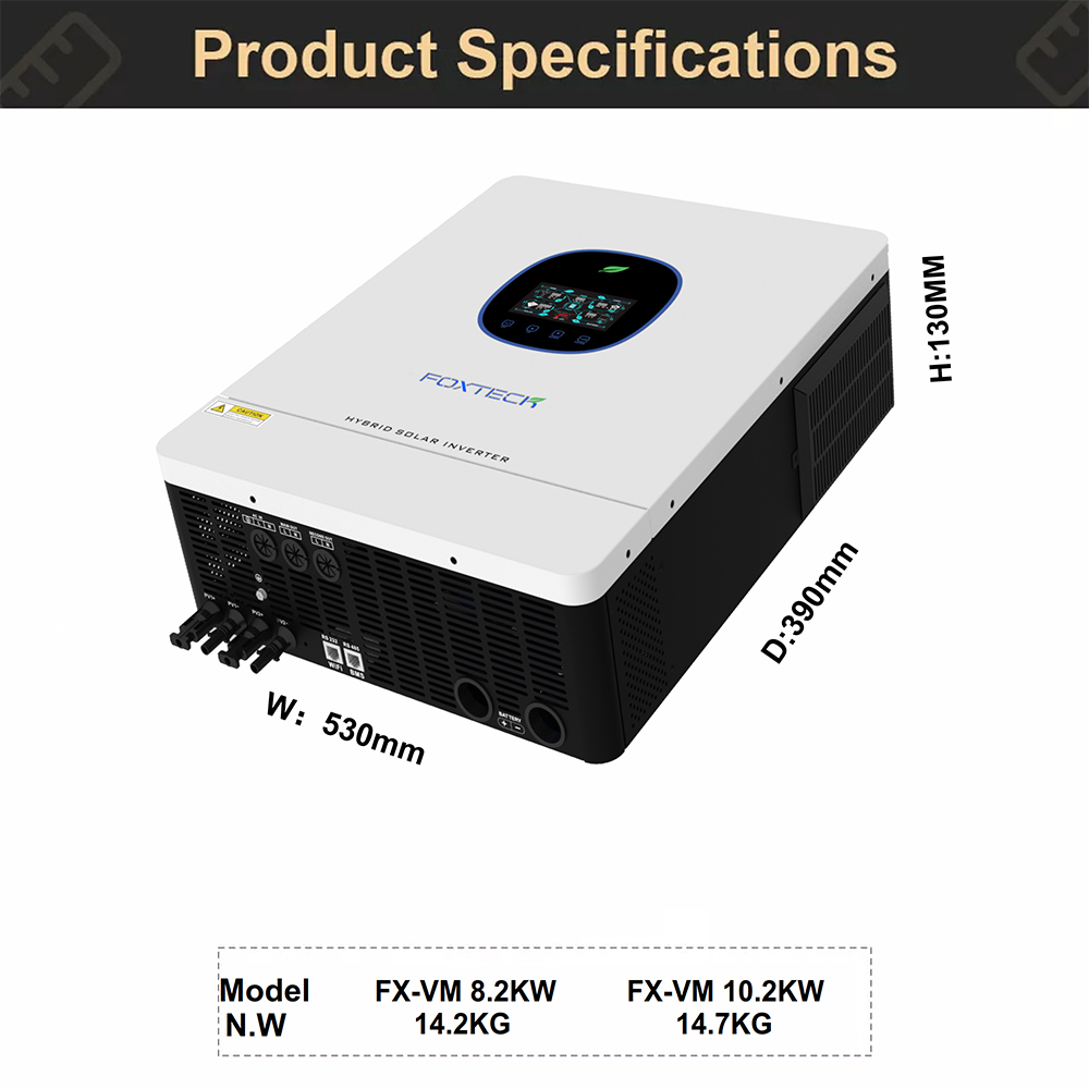 Solar inverter 8kw 10kw hybrid inverter hybrid solar inverters  home use Philippines Malaysia Thailand Myanmar 10