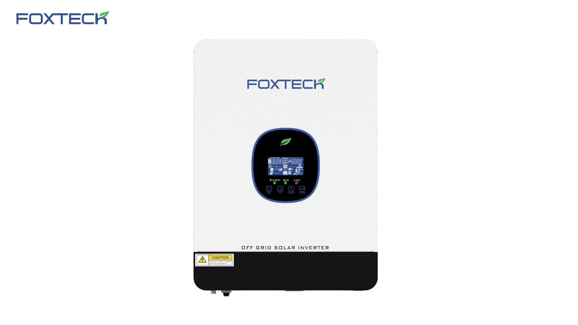 Foxtech1.8/ 3.0/3.8/ 6.2kw Off-grid Solar Inverter na may Built-in na MPPT Single Phase na tugma sa Lithium/ Lead-acid na Baterya 2