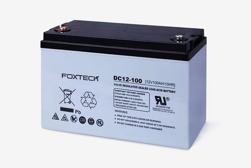 Foxtech factory sales 12V 100Ah  150Ah 200Ah Lead Acid and GEL 5