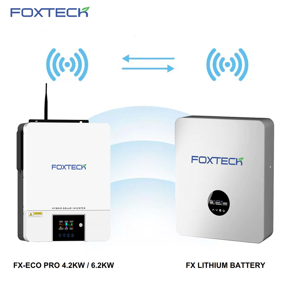 Foxtech Solar Latin America Wholesale Price Pure Sine Wave Solar Inverter 4Kw 6Kw 48V 120/240V Off Grid Solar Inverter 12