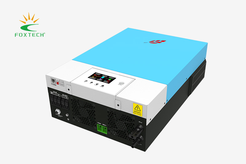 محولات الطاقة الشمسية الذكية من فوكستك بقدرات 4.2 كيلوواط، 6.2 كيلوواط، و10.2 كيلوواط، موجة جيبية نقية، تعمل خارج الشبكة، مناسبة لأنظمة الطاقة الشمسية. 7