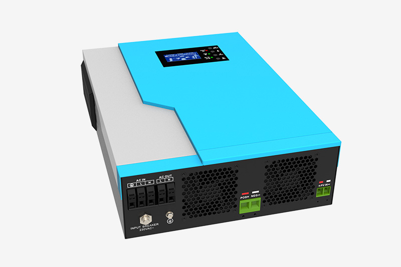 Onduleur solaire hybride MPPT 3 kW/5 kW avec contrôleur solaire MPPT intégré, vendu en gros directement d'usine pour systèmes d'énergie solaire. 4