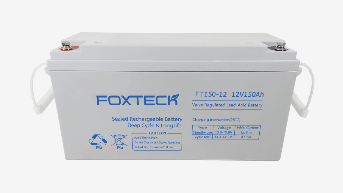 بطاريات فوكستك الأكثر مبيعًا من الرصاص الحمضي 12 فولت 100 أمبير/ساعة، 150 أمبير/ساعة، 200 أمبير/ساعة لأنظمة الطاقة الشمسية المنزلية 2