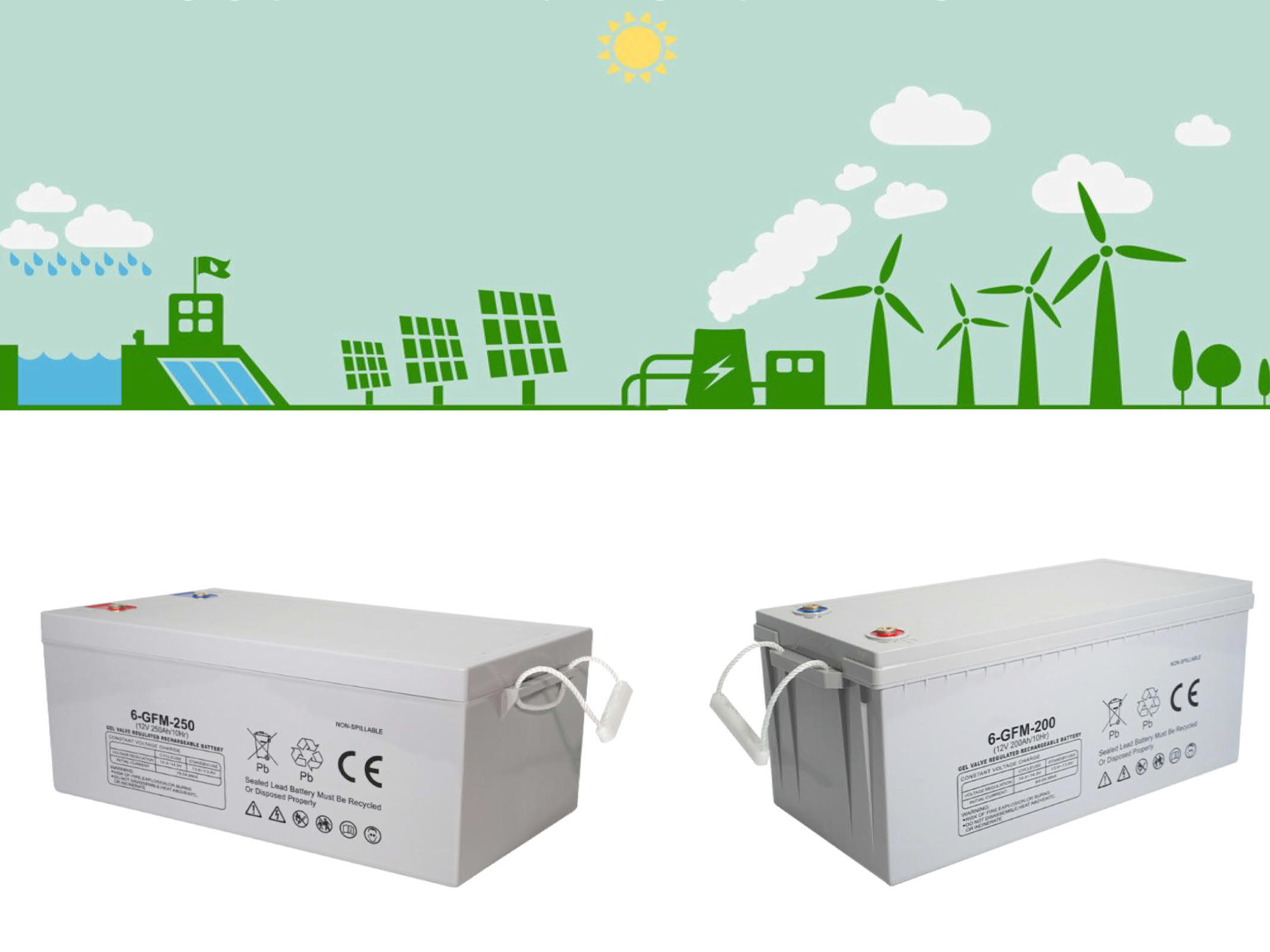 Foxtech Solar China Lead Acid Battery Manufacturing 12V 100Ah 150Ah 200Ah 250Ah Gel Batteries For Energy Storage For Tel 3