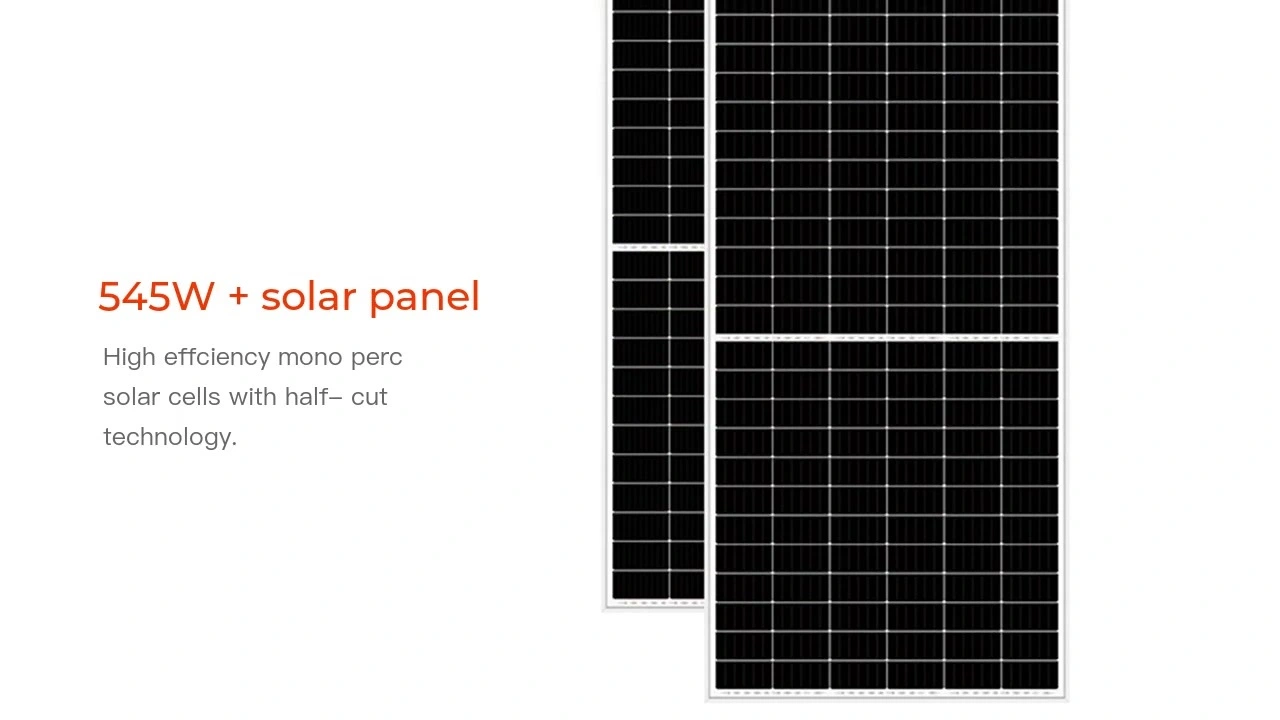 Professional 545w+ MBB  half- cut mono perc solar module manufacturer Products | Foxtech Solar 1