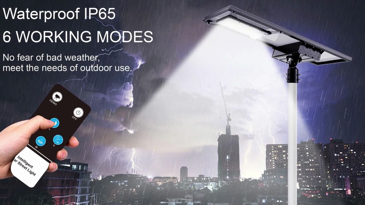 Factory Cheap Price 20w 30w 40w 60w 80w 100w Integrated Solar Led Street Light 2