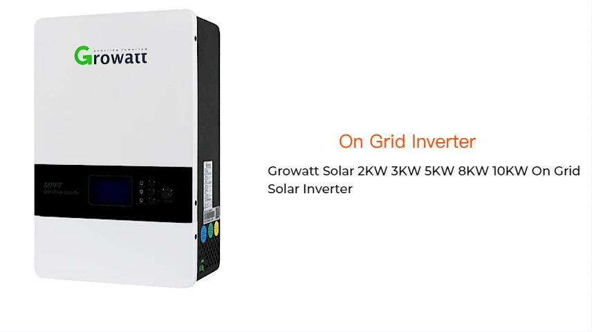 Growatt Cheap Price 3KW 5KW 10KW Grid Tie PV Solar Power Inverter 1