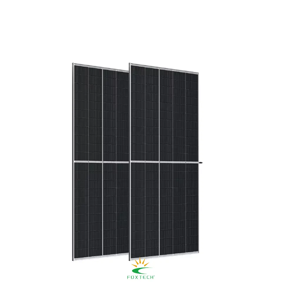Fabricant de panneaux solaires monocristallins sur mesure de 550 watts | Foxtech Solar 1