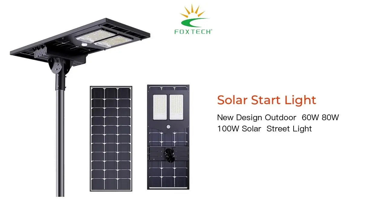 Durable solar induction street lamp Wholesaler | Foxtech Solar 1