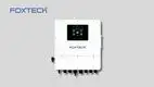 Inversor solar industrial FOXTECH de 6 a 12 kW com Wi-Fi e proteção IP65. 2