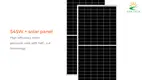 Foxtech High-Efficiency 450W-550W Mono Photovoltaic Solar Panels - Customizable 1