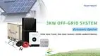 نظام طاقة شمسية مستقل عن الشبكة بقدرة 3 كيلوواط مع ألواح بقدرة 450 واط وبطارية بسعة 200 أمبير/ساعة - طاقة موثوقة 1