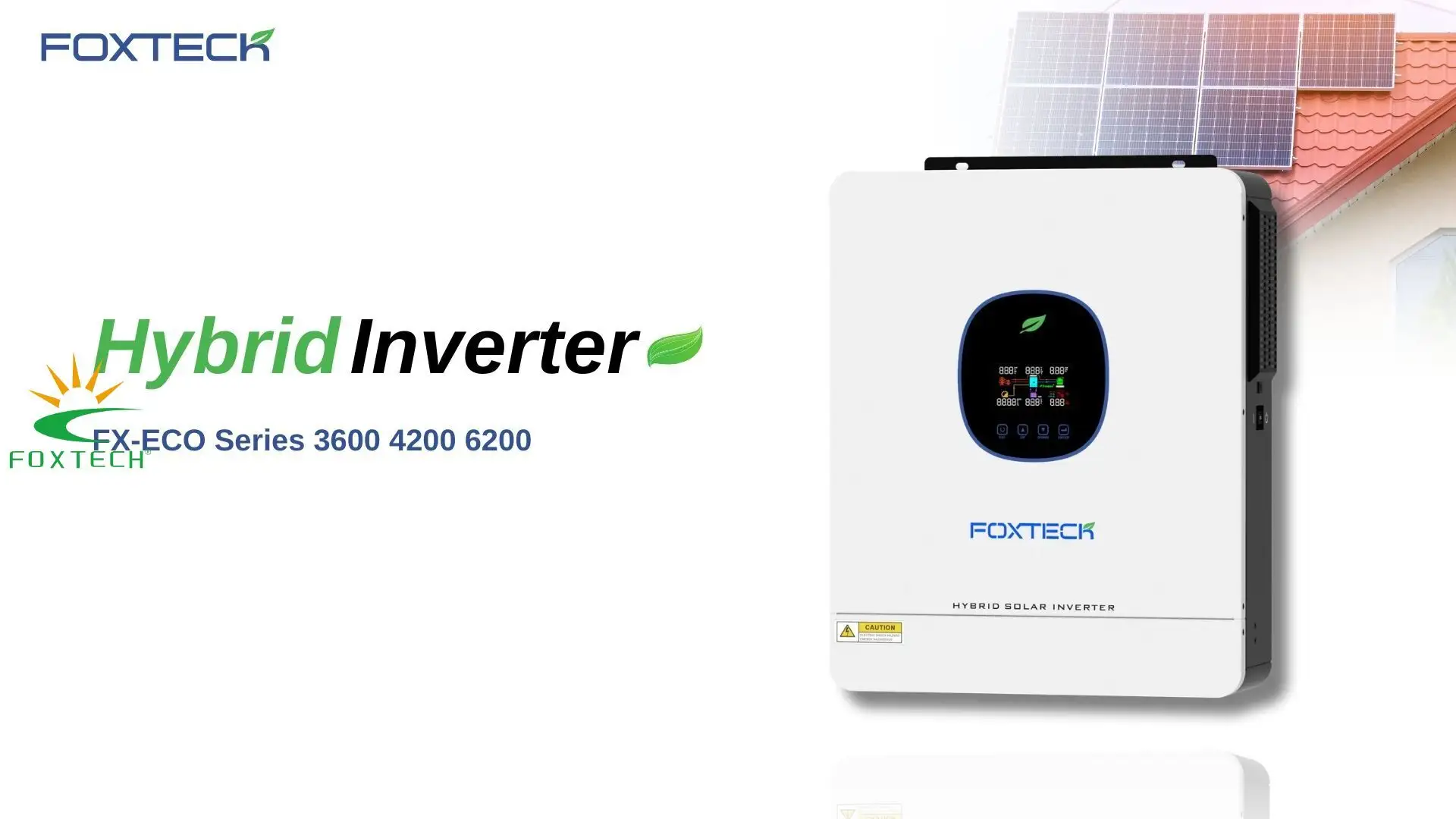 محول الطاقة الشمسية FX-ECO 3600-6200 بجهد 24/48 فولت مع تقنية تتبع نقطة الطاقة القصوى (MPPT) والاتصال الذكي 1