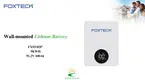 Foxtech Solar Lithium-Ion Battery – Reliable, Affordable Solar Power Storage 1