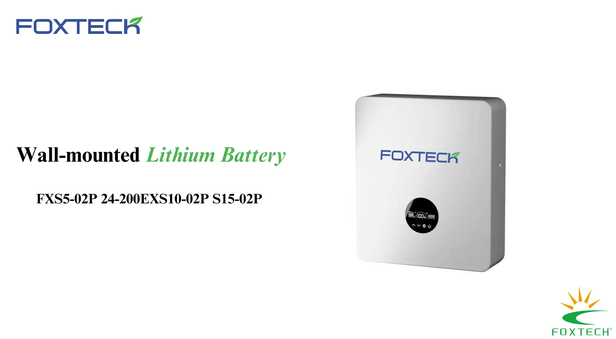 Foxtech Solar 15kwh Lithium Battery for Reliable Power 1
