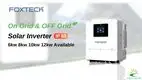 FOXTECH PV Inverter: 6-12kW, WiFi, Dual AC, IP65, 97% Efficiency 1