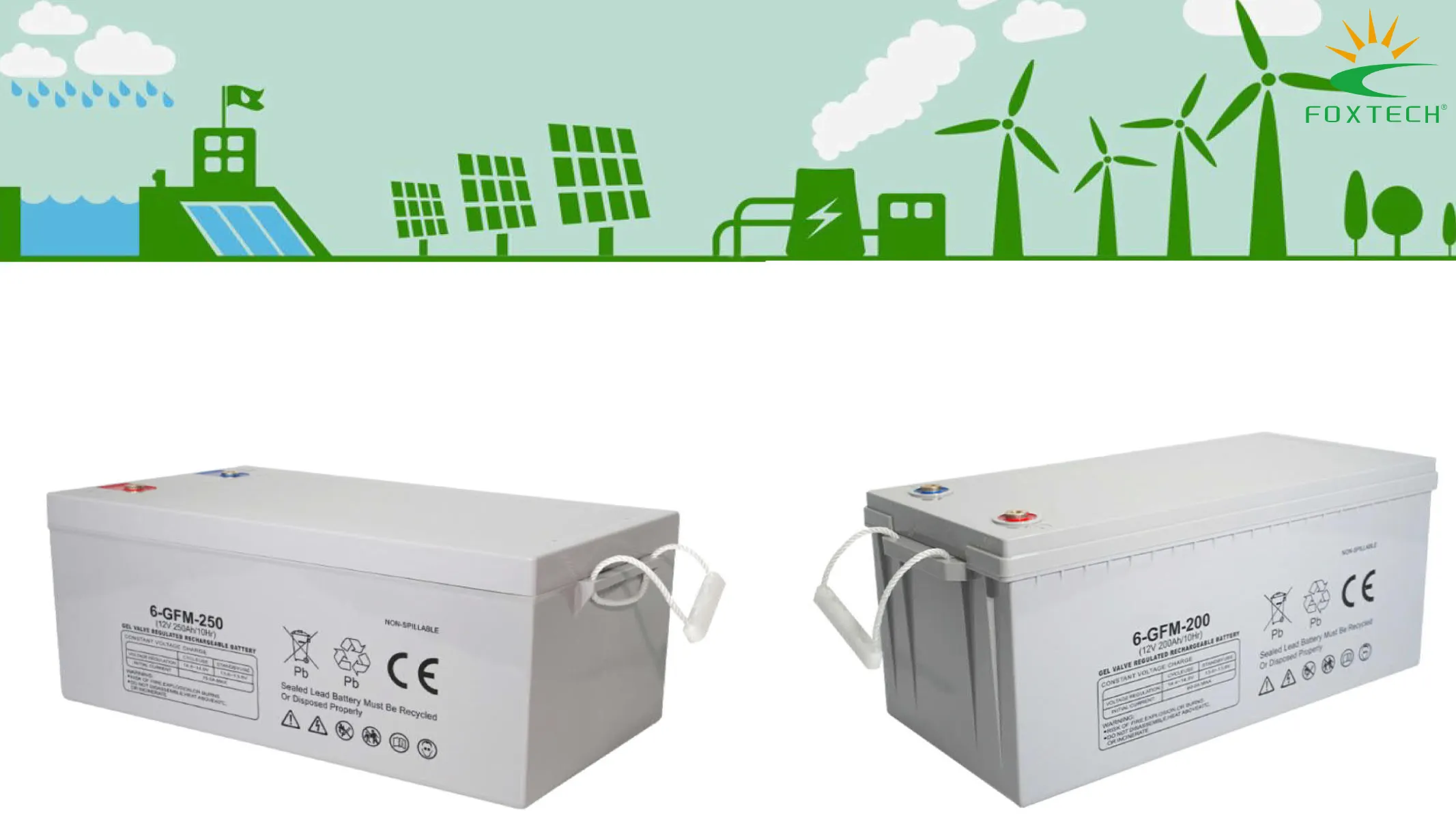 Deep Cycle Solar Battery for Various Applications 1