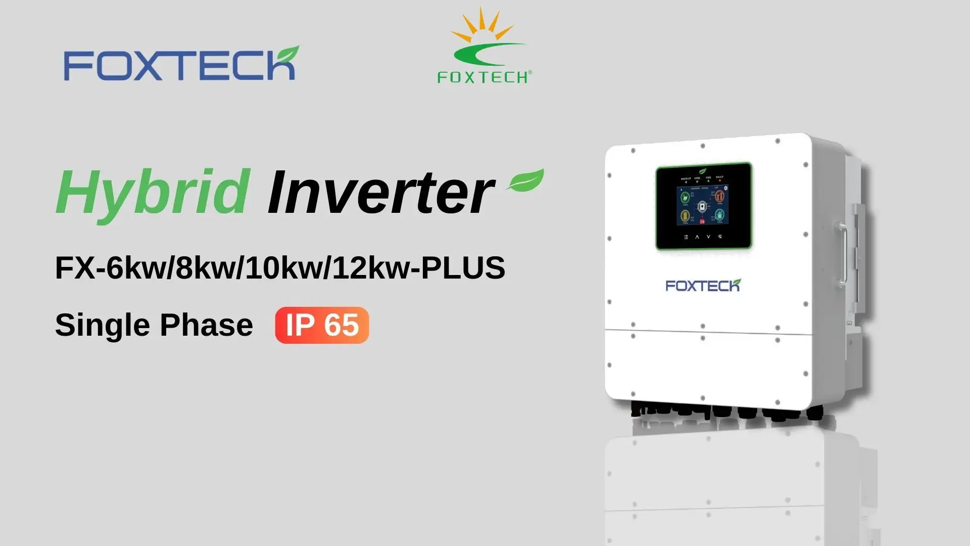 FOXTECH FX-PLUS Hybrid Solar Inverter - Reliable Efficiency for Solar Power 1