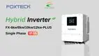FOXTECH FX-PLUS Hybrid Solar Inverter - Reliable Efficiency for Solar Power 1