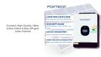 Foxtech Solar Pure Sine Wave Inverter for Home Solar Power System 1