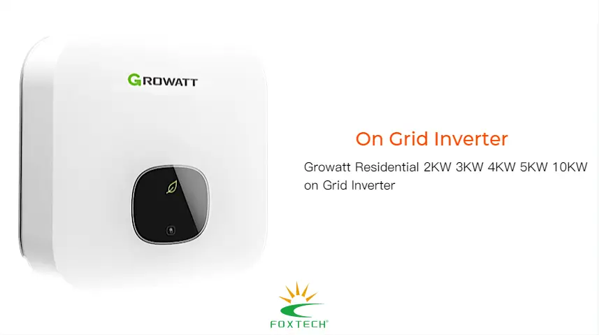 Foxtech Solar Residencial 3kW On Grid System with Growatt Inverter 1