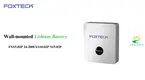 Foxtech Solar 15kwh Wall-Mounted Li-ion Battery 1