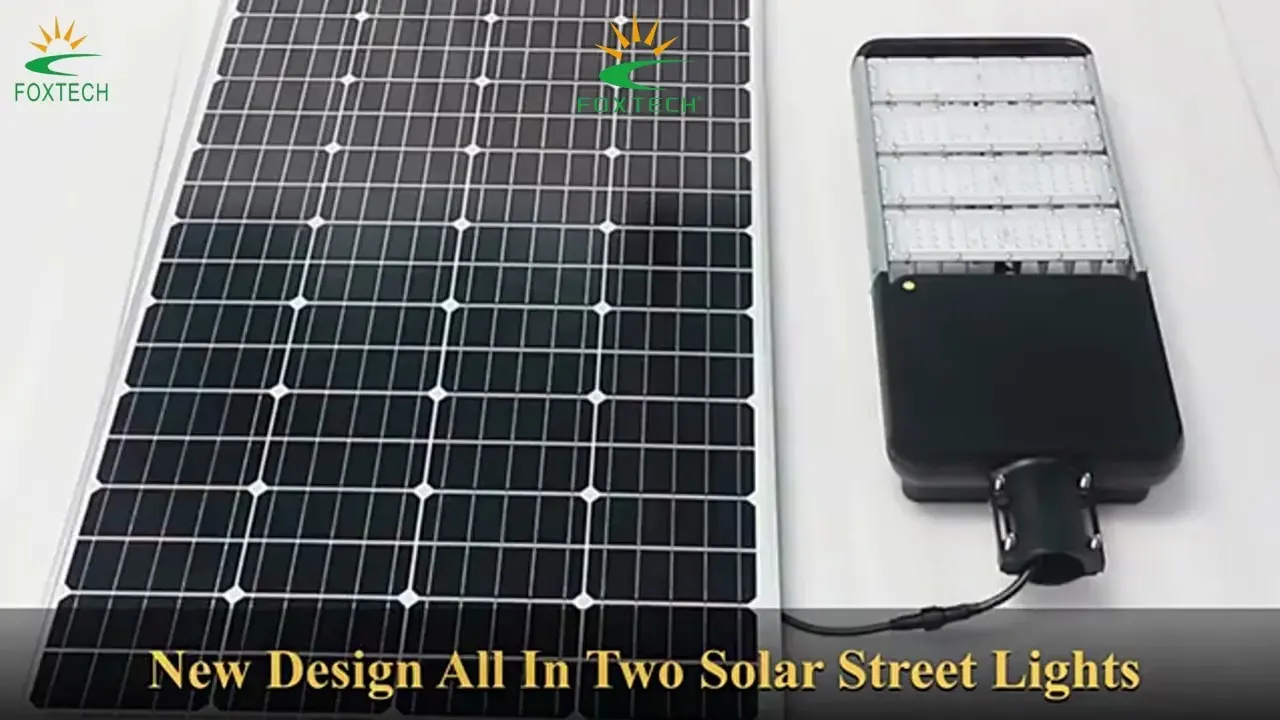 Panneaux solaires monocristallins et lampes LED de haute qualité Foxtech 1