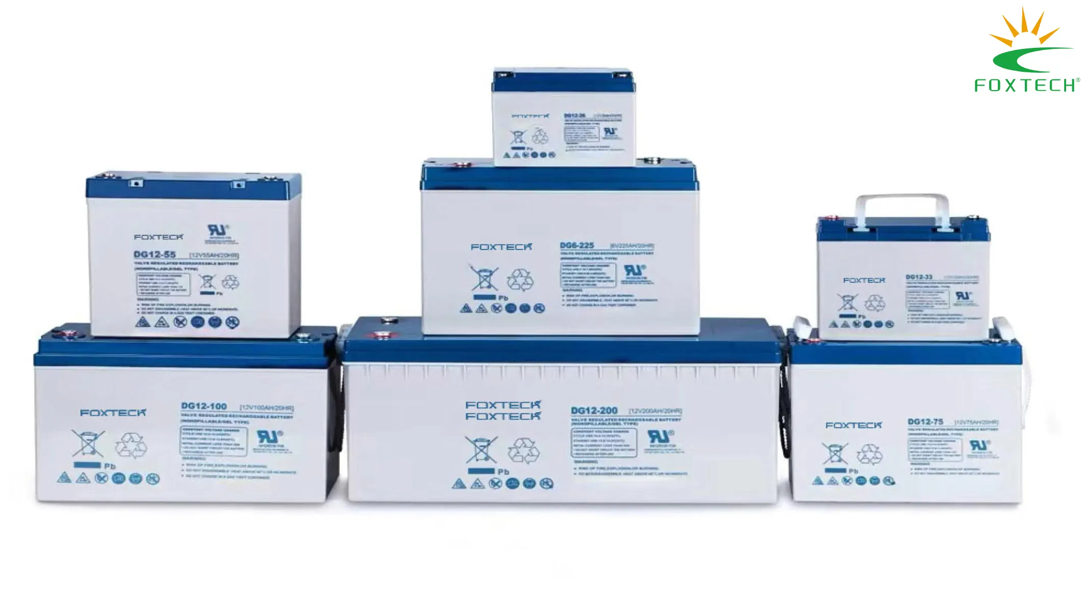 Foxtech Solar-Gel-Batterie: Tiefentladesicher, auslaufsicher, hohe Leistung 1