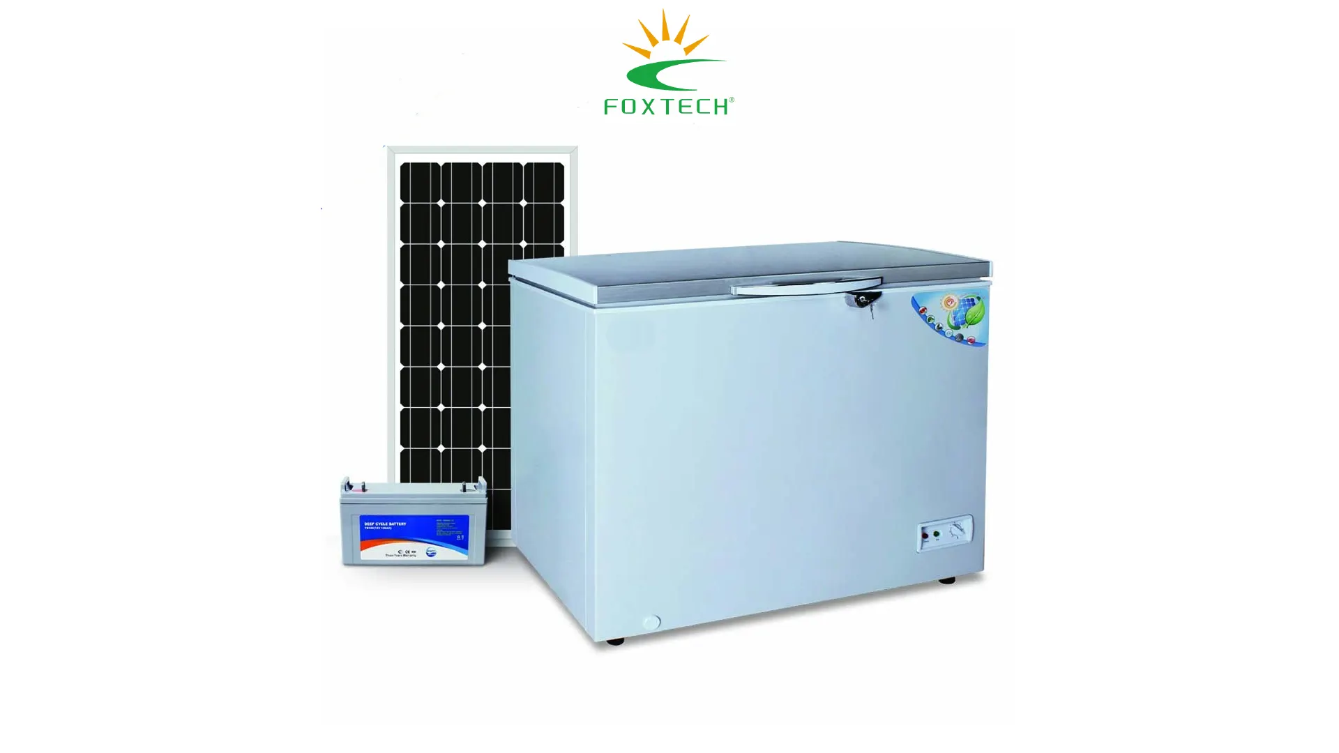 Congelador solar con tres modos de carga y diseño de ahorro de energía 1