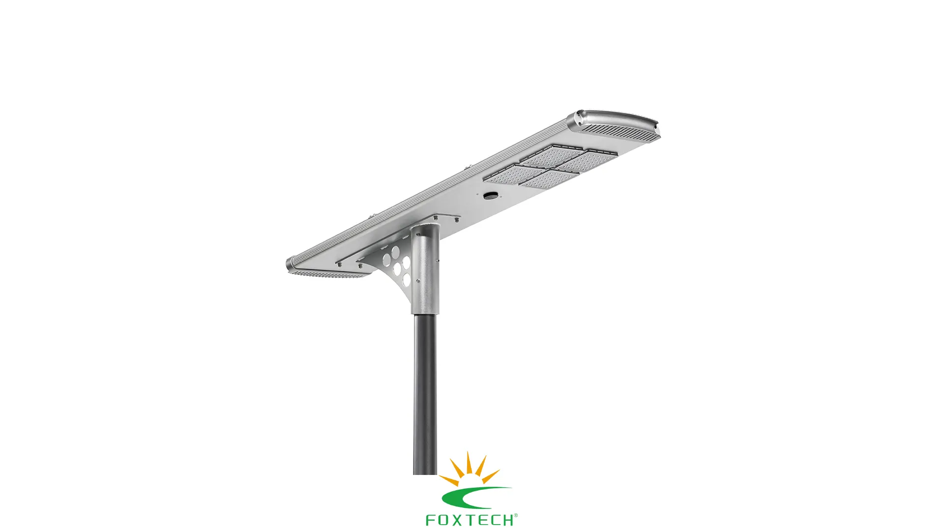 Smart Integrated Solar LED Street Light - Elegant Design, High Quality. Auto On/Off, Easy Installation. Ideal for Country Roads, Highways, Suburbs. 1