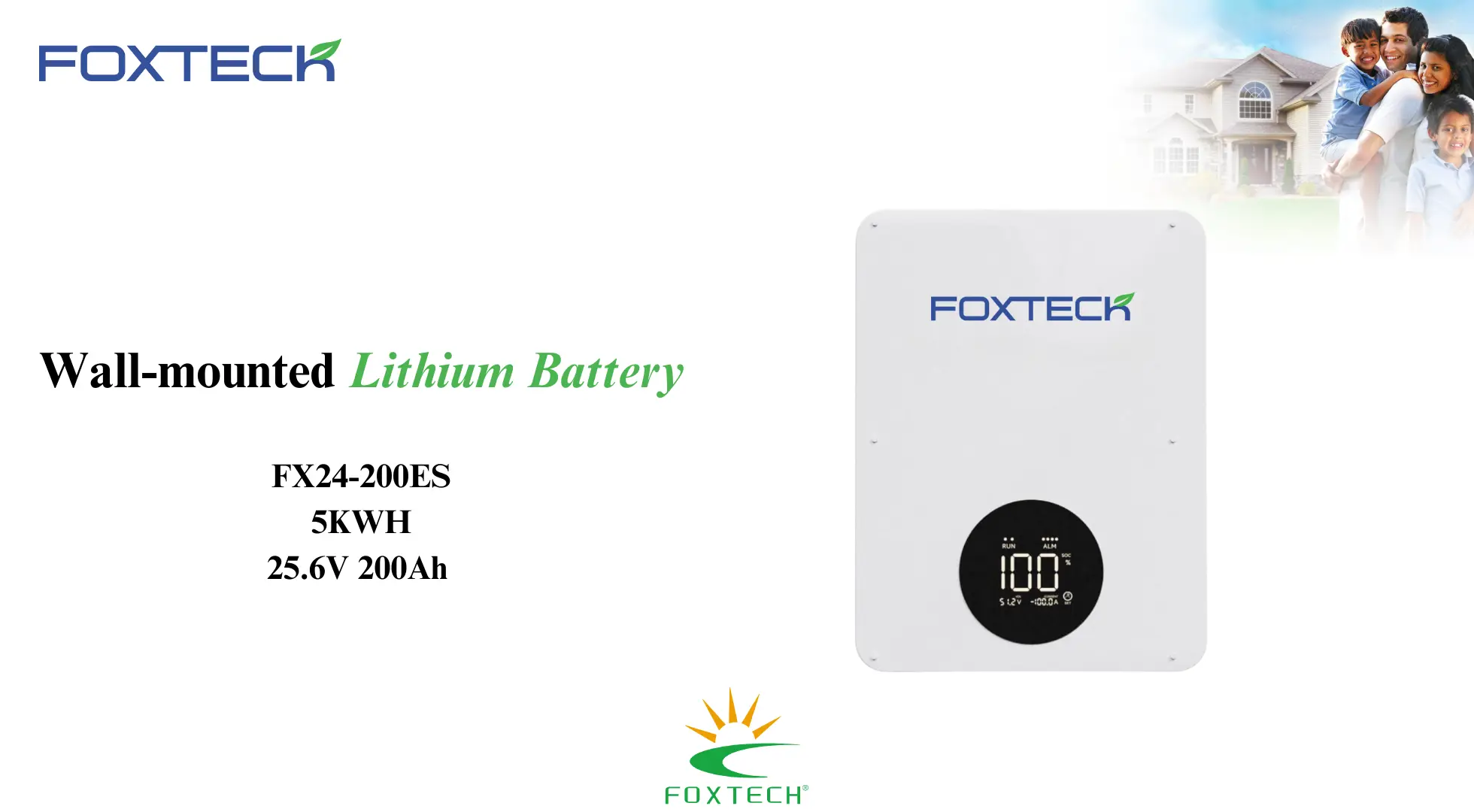 Foxtech Lithium Battery: High Capacity Energy Storage In 5-15KW Sizes 1