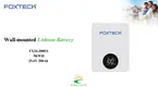 Foxtech Lithium Battery: High Capacity Energy Storage In 5-15KW Sizes 1