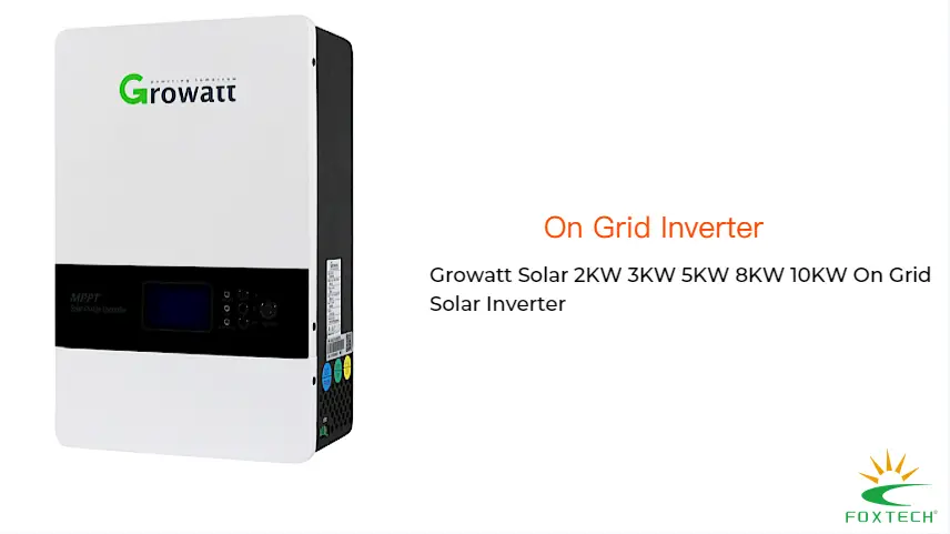 Smart Energy Solutions by Growatt & Foxtech: On-Grid Solar System Price 1