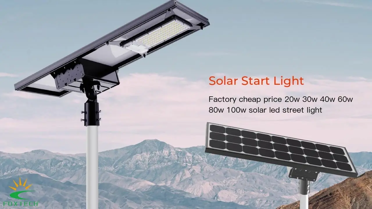 Cheap Price 20W-100W Solar LED Street Light - Factory Direct Deal 1