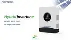 Foxtech 12kW Off-grid Solar Inverter with MPPT & BMS 1