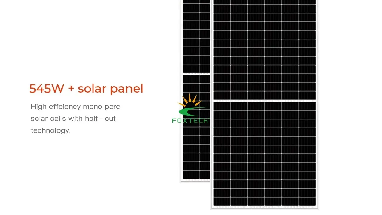 Painéis solares de alta eficiência da Foxtech Energy 1