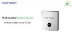 Foxtech Solar 15kwh Li-Ion Battery: Easy Installation, Maintenance-Free, Reliable Power Solution 1