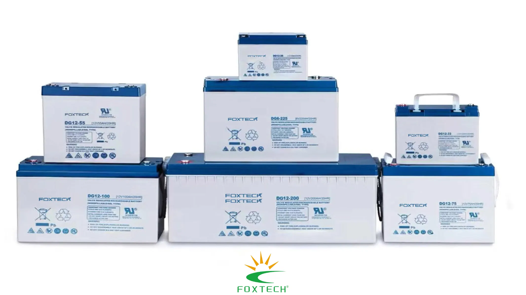 Foxtech Solar Deep Cycle Gel Battery for Solar Module Production Line 1