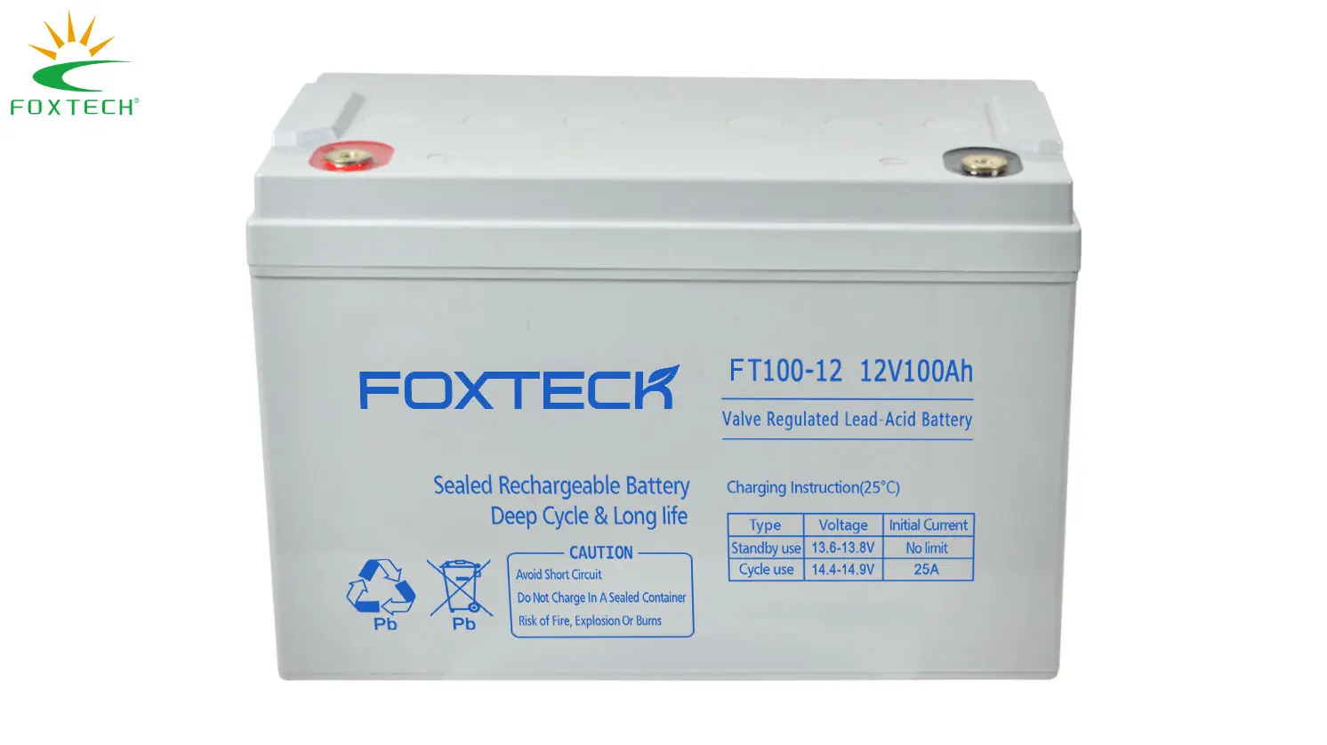 Portable 12V Lead Acid Batteries - Home Appliances, Solar Energy, Security System 1