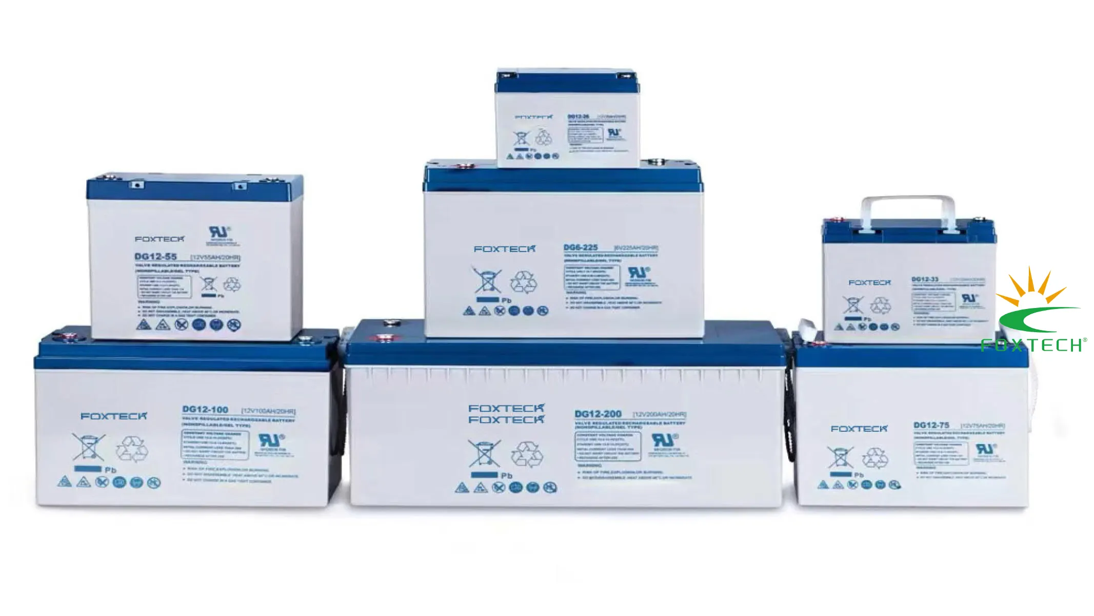 Foxtech Solar Gel Deep Cycle Battery - Reliable Performance 1