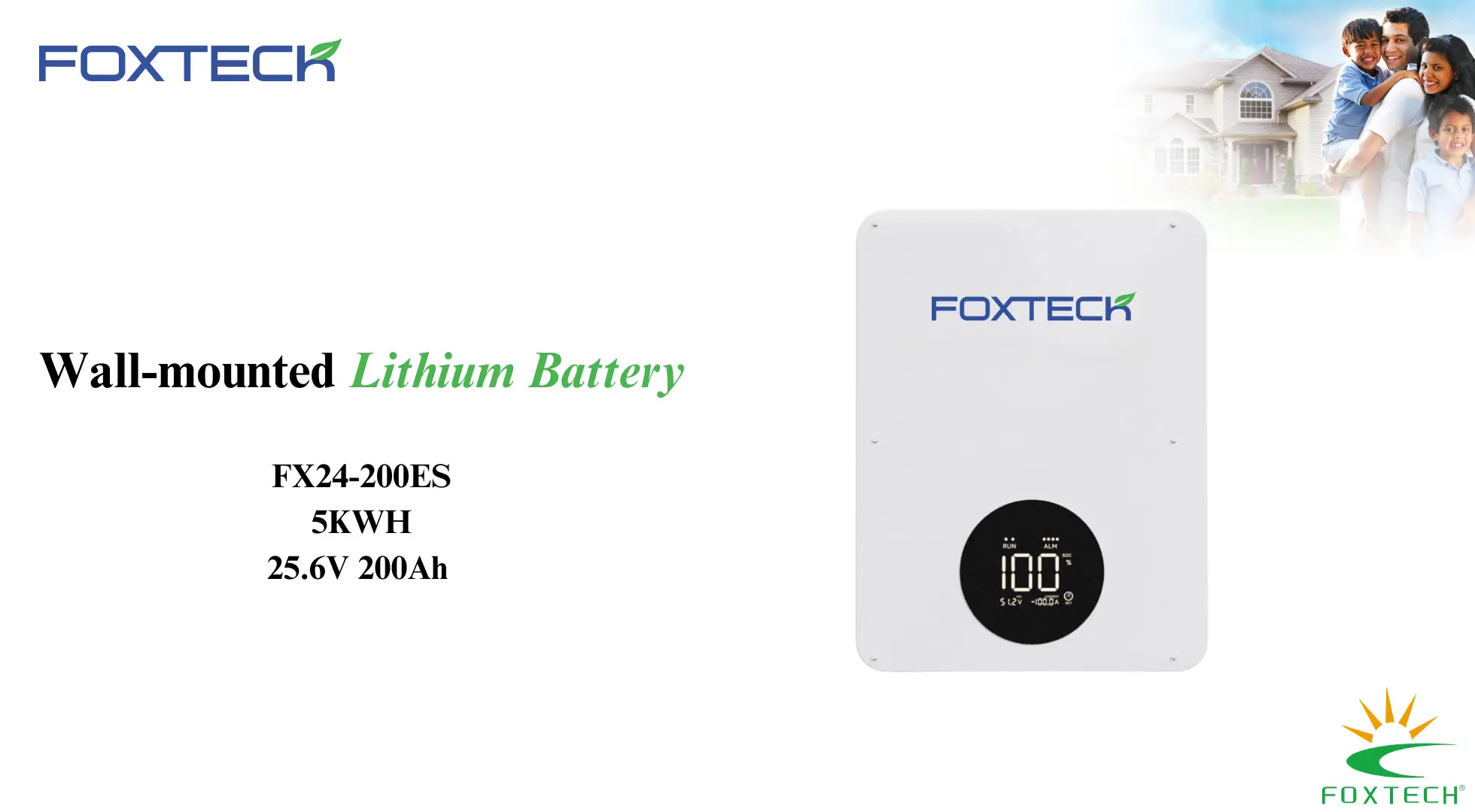 Foxtech Solar Lithium Battery: High Capacity, Affordable Price 1