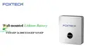 Bateria de lítio solar Foxtech: 15 kWh, fácil instalação na parede. 1