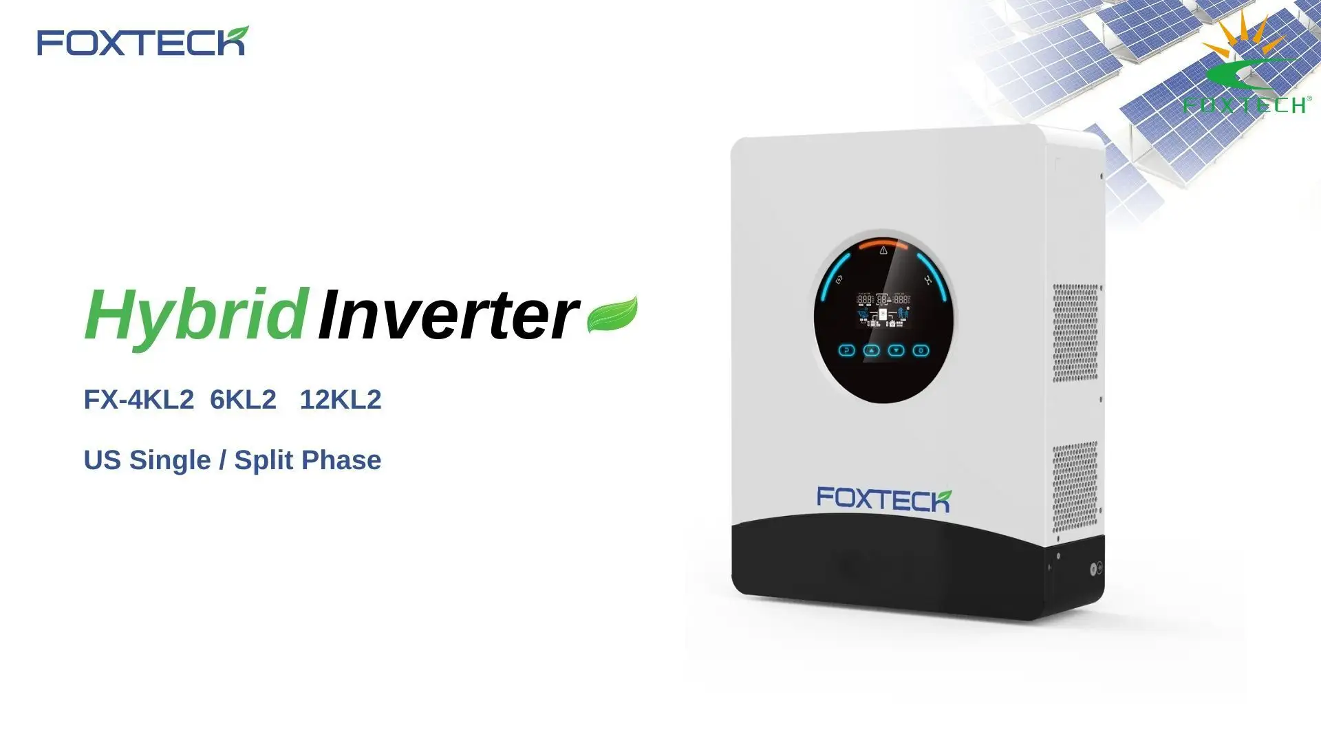 Автономный солнечный инвертор Foxtech - MPPT, BMS, возможность параллельного подключения - 3-летняя гарантия 1