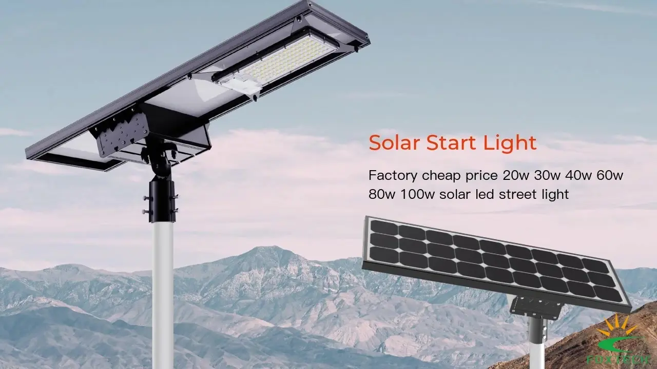 Solar-LED-Straßenleuchte 20W-100W - Günstiger Preis direkt vom Hersteller 1